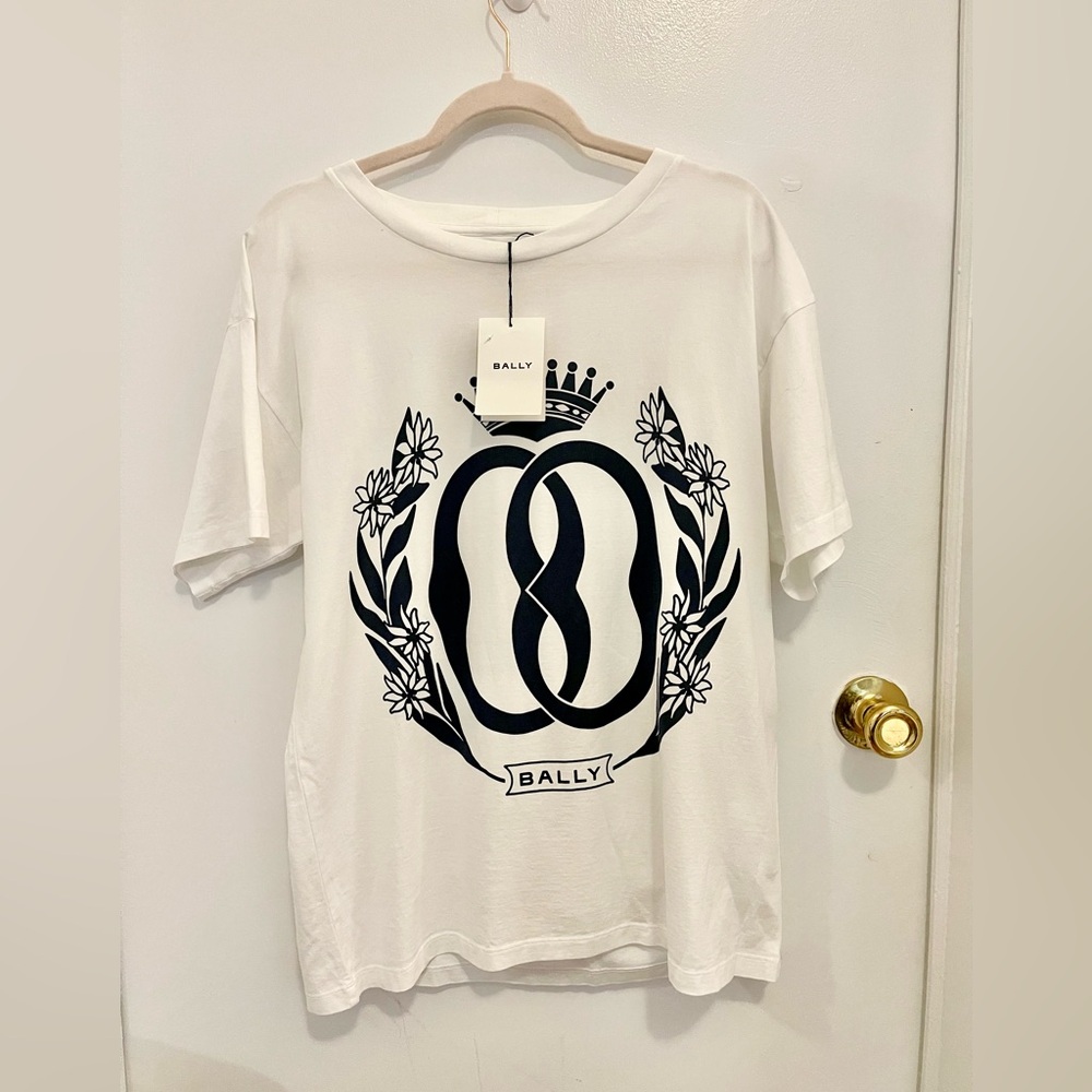 Brand new Bally graphic tee